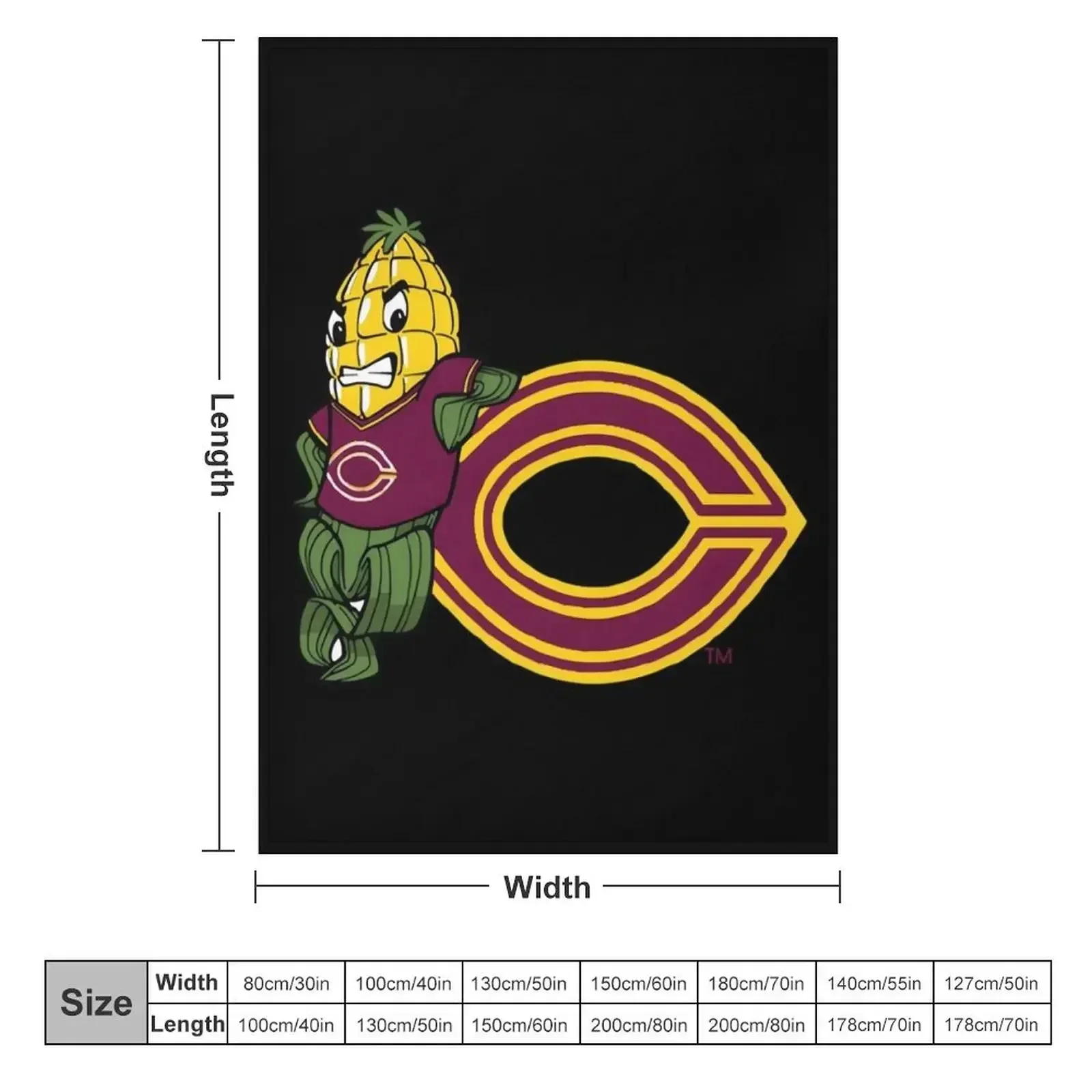 Concordia College Cobbers Throw Blanket couch cozy soft plush fuzzy picnic outdoor blanket