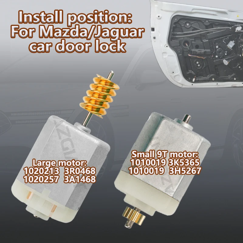

1020213 3R0468/1010019 3H5267 Car Door Lock Actuator Latch 12V Motor For Mazda Axela/3 Sport MK1/Speed Jaguar XF CC9/X250/XK XKR