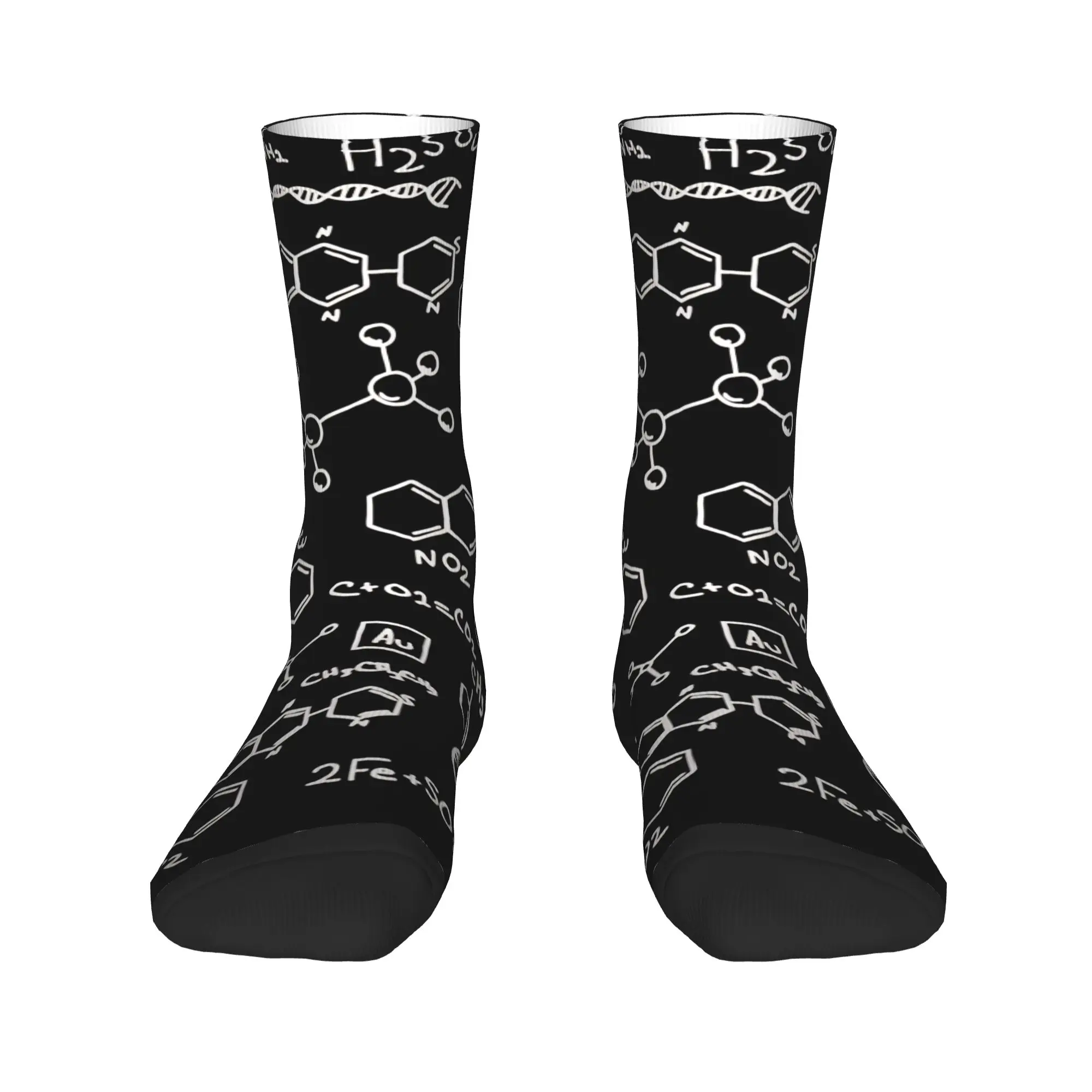 Science Chemistry Stockings Men's  Socks Soft Gothic Socks Spring Cycling Anti-Slip Graphic Socks Birthday Present