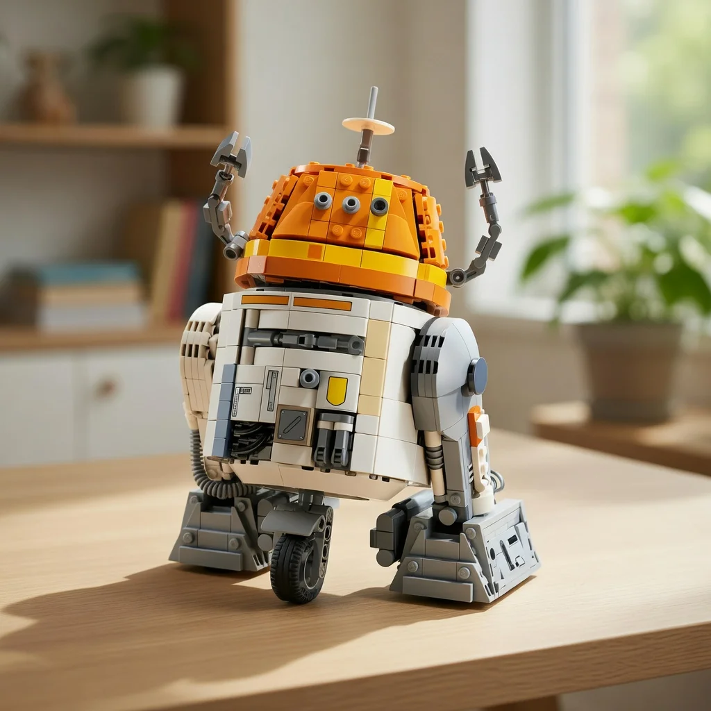 

1037PCS Space War Small Iron C1-10P Astronaut Technician Robot Building Blocks Bricks Toy Christmas Birthday Gifts