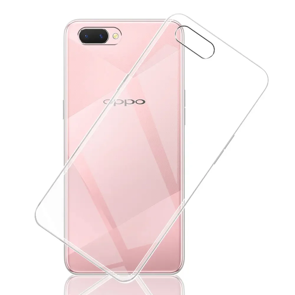 For Oppo A3S Oppo A5 Case Clear Silicone Soft Protect Coque Cover Oppo AX5 A5S AX5S Phone Case or Oppo A8 A7 AX7 Oppo A12E Funda