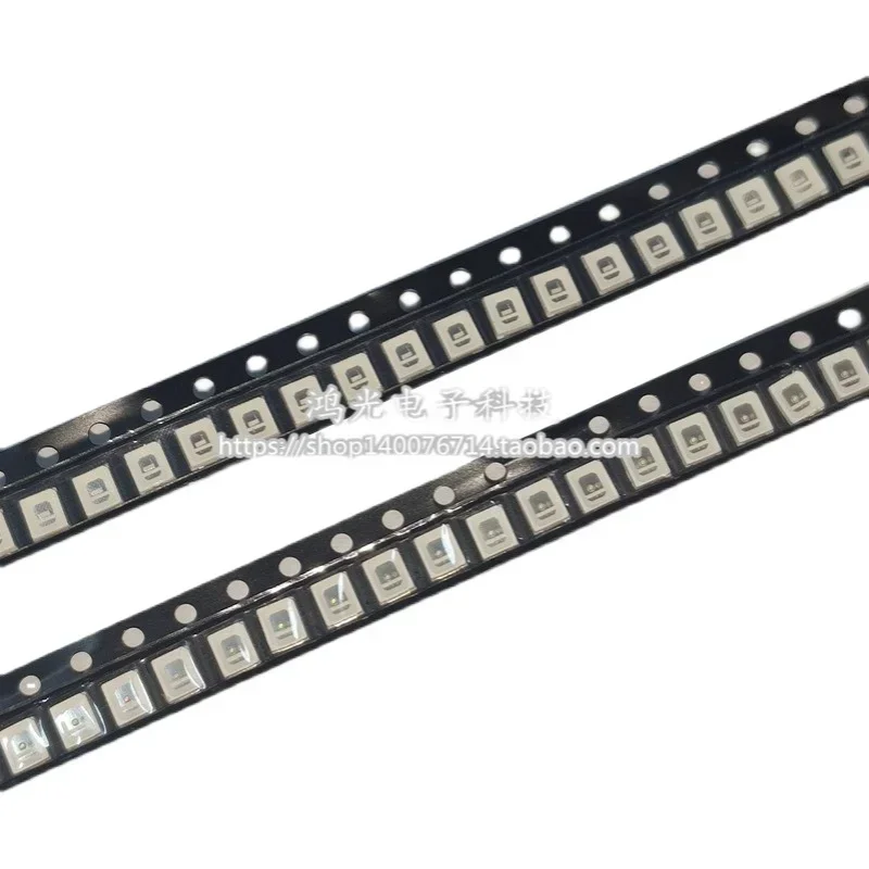 100PCS 2835 SMD UV LED purple light beads 365nm/395nm UV light emitting diodes 0.5W UV lamp beads