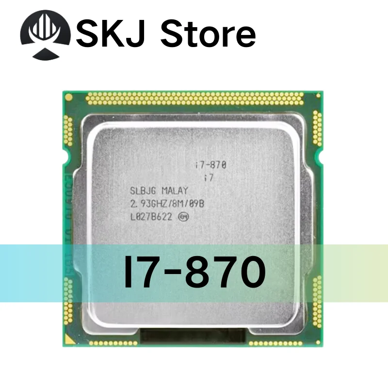 Processador Quad Core Desktop Core, i7 870, 2,93 GHz, 95W, LGA 1156, 8M Cache