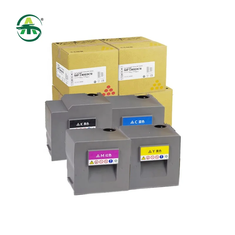 

MP C8003 Copier Toner Cartridge Compatible for Ricoh MP C6503 8003 IM C6500 C8000 Copier Cartridges Powder Supplies 1PC