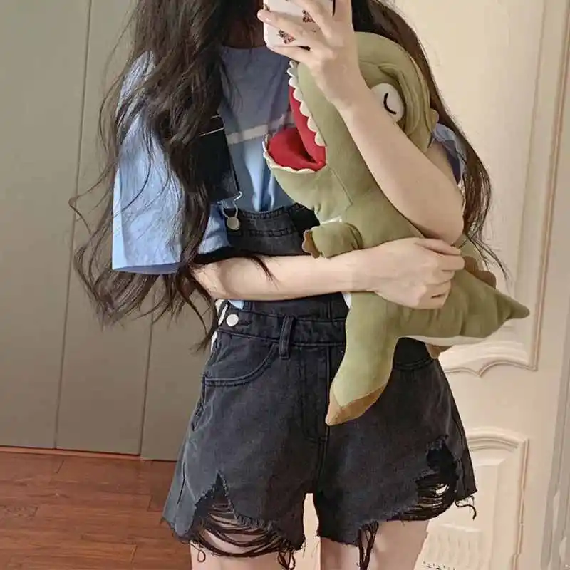 

Women's Denim Rompers Playsuits Layer Yellow Furry Highquality Pearl Fresh Stunning Basics Deportivos Vibrant Activities Y2K