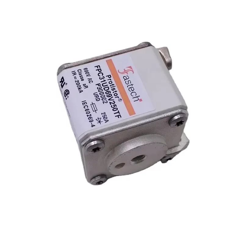 for 250A 690V High Speed Fuse FPC31UD69V250TF Square Body Knife Blade Cartridge Fuses for Semiconductor Protection