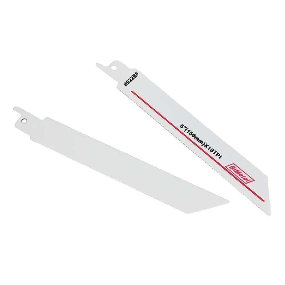 ตัดโลหะใบเลื่อย Shipbuilding S922EF ความยาวรวม 150 มม.สีขาว 10pcs Bi-โลหะใบมีด 130 มม.ยืดหยุ่นยี่ห้อใหม่