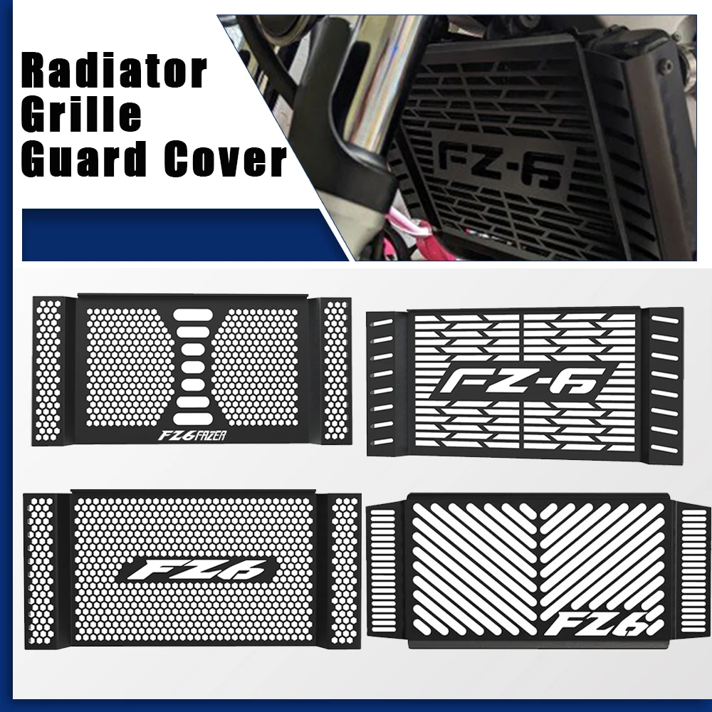 

Motorcycle Accessories For Yamaha FZ6 FAZER FZ-6 Fazer FZ6 N/S/S2 FZ6N FZ6S 2004 2005 2006 Radiator Guard Protector Grille Cover