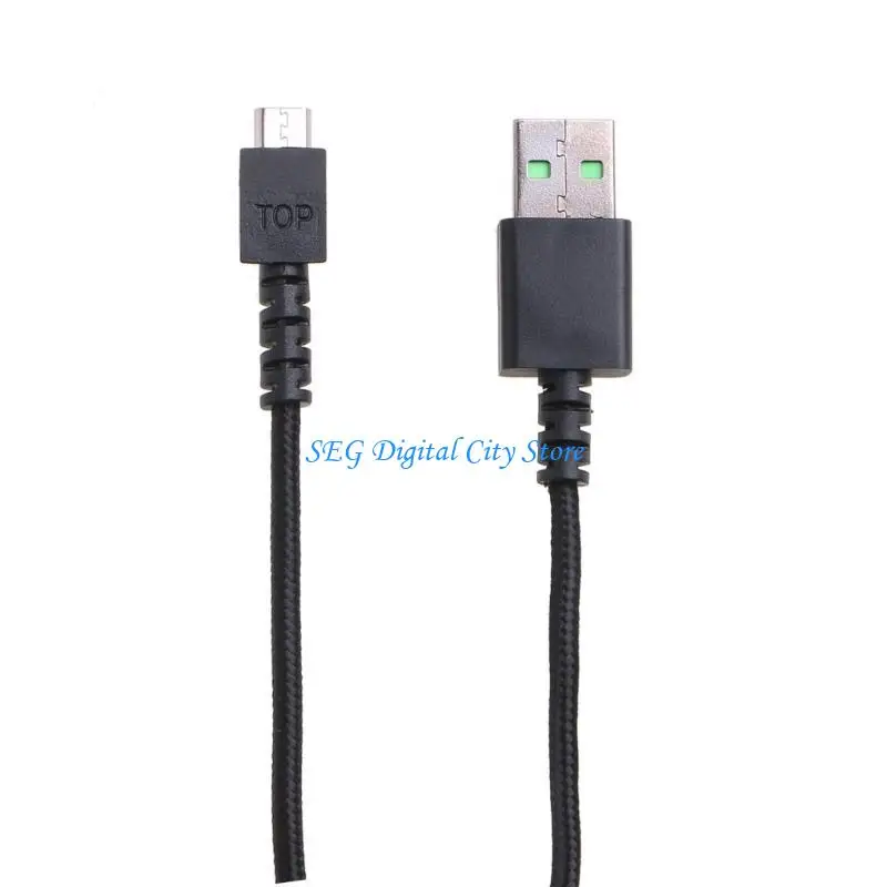 

U75B 1.8m USB Mouse Cable PVC Mice Line Replacement Wire for Viper Basilisk Mouse Repair Accessory