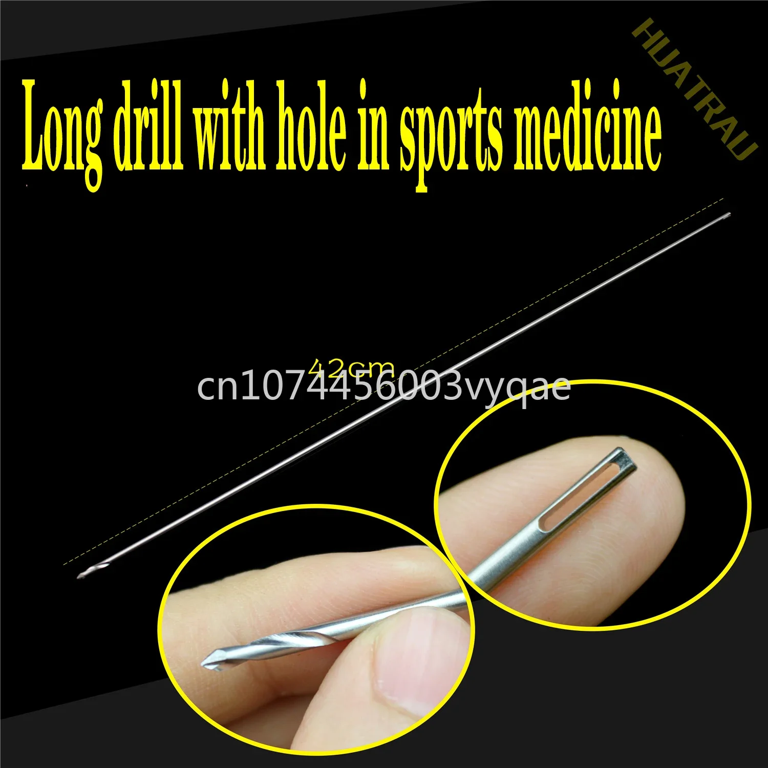 Orthopaedic instruments medical motion sports medicine joint cruciate ligament reconstruction repair long drill bit hole thread