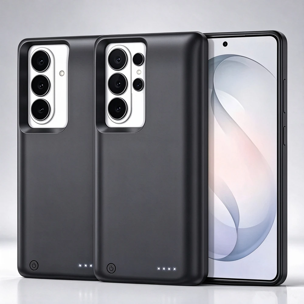 10000mAh Battery Charger Cases For Samsung Galaxy S26 S25 S24 S23 S22 S21 S20 Ultra Portable Power Bank Extended Charging Cover