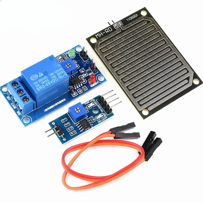 10PCS Snow Raindrops Detection Sensor Module Rain Weather Module Humidity For arduino