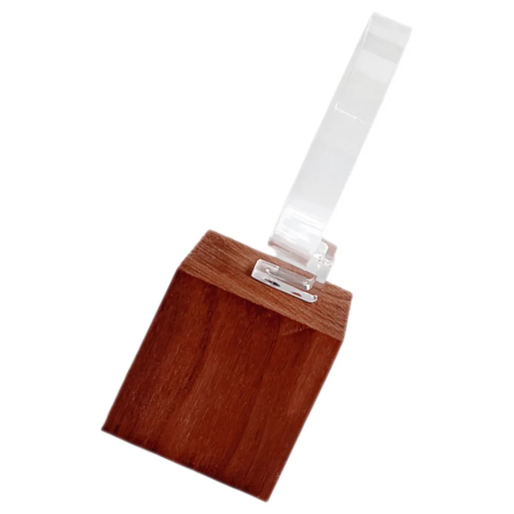 

Watch Display Stand Single Holder Stands Black Walnut Wrist Storage for Acrylic Mens