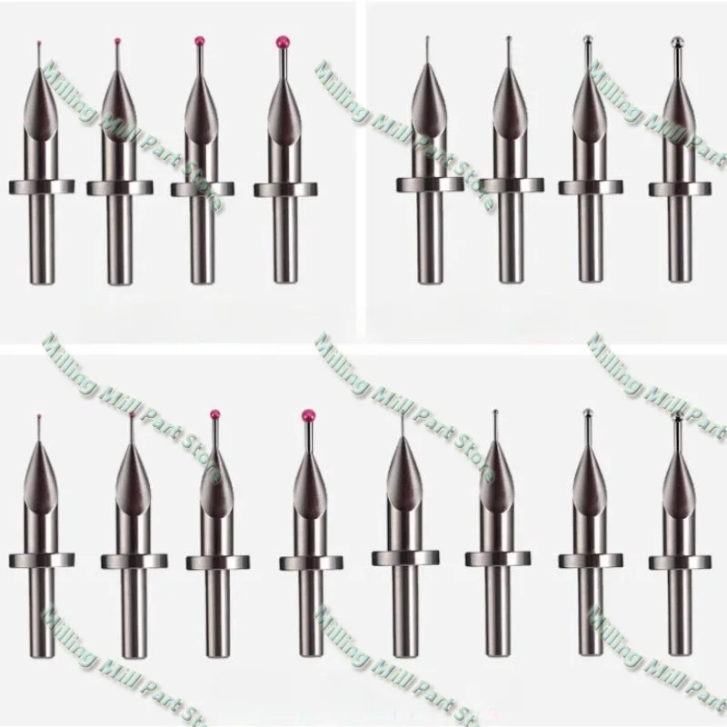 Imagem -05 - Ruby Tungsten Steel Ball Probe para Tesa Trimos Stylus Excêntrico Cabeça de Medição Medidores de Altura Altímetro Ponto de Contato mm 1pc