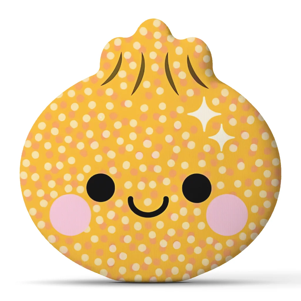 Gold Glitter Dumpling Plush Pillow Cushion Irregular Stuffed Throw Pillow Home Decor Gift Sofa Bed Couch