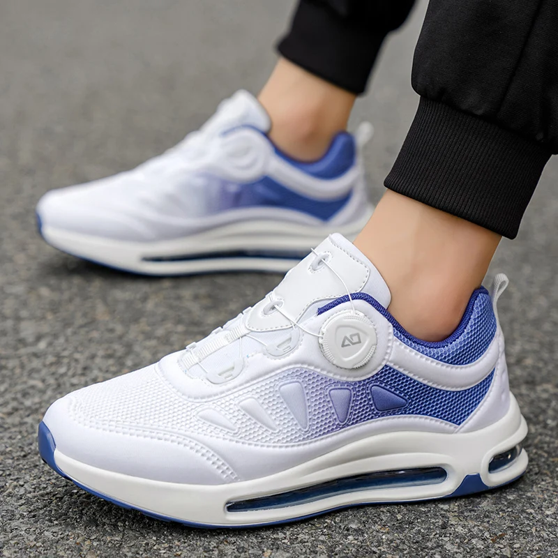 2025 جديد الرجال تشغيل أحذية رياضية امتصاص الصدمات أحذية للمشي الرجال جلد سريع في الهواء الطلق أحذية رياضية مريحة الاحذية الرياضية #2