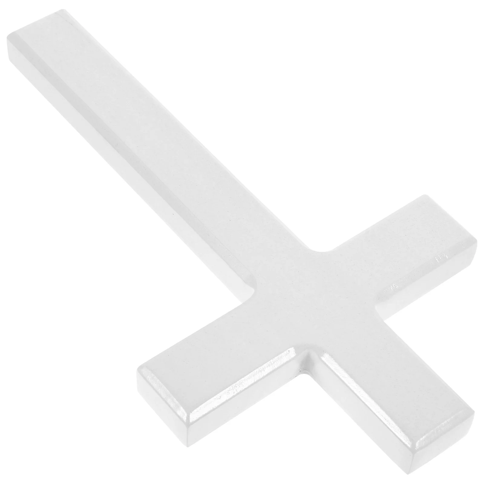 

Wedding Decor Cross Catholic Cross Wooden Ornament Wall The Gold Shape Adorn White Craft Baby