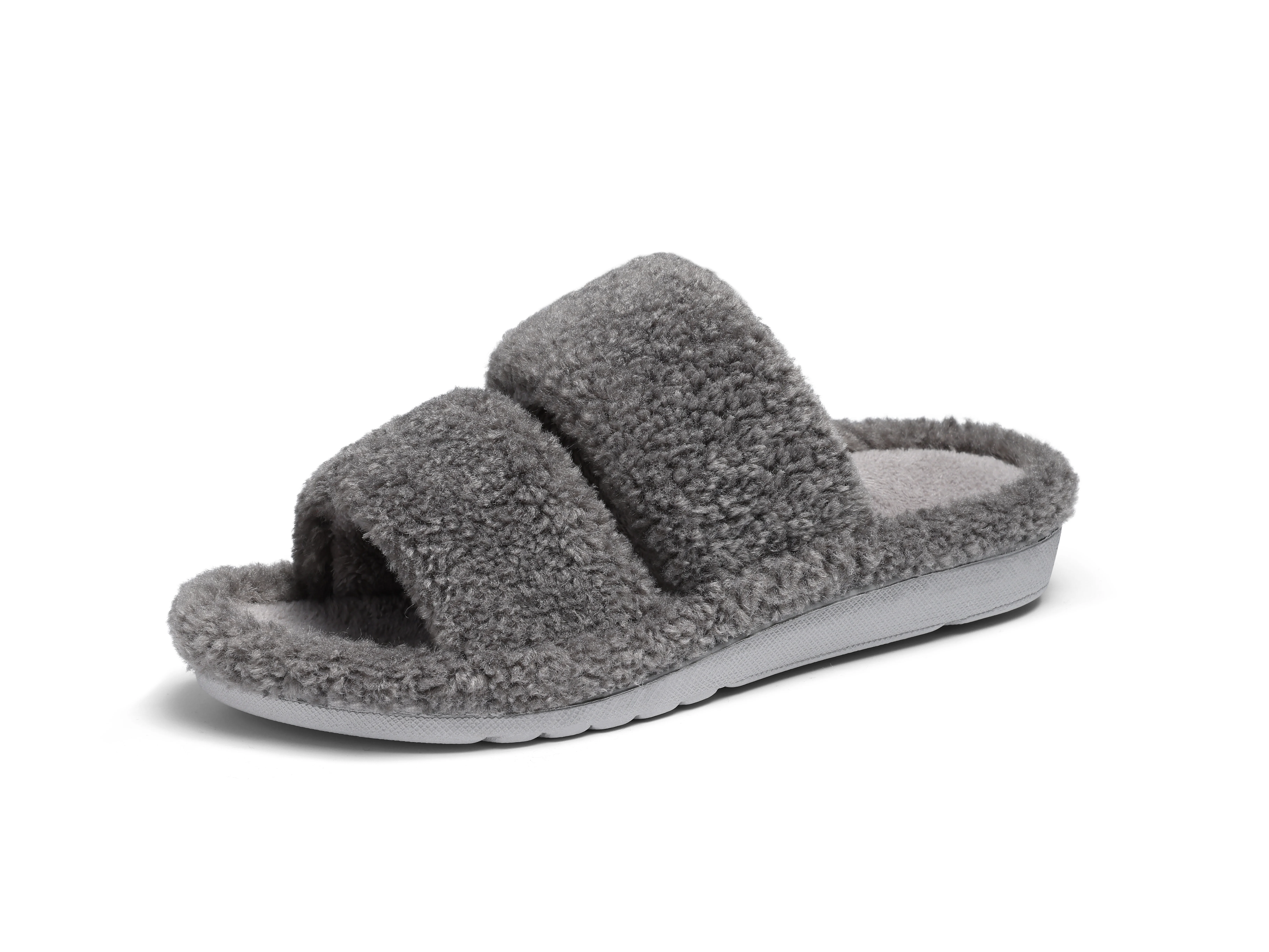 Smile Winter Mode Damen Hausschuhe Anti-Rutsch Weiche Sohlen Haus Rutschen Freizeit Rutschen Plüsch Futter Warme Casual Damen Hausschuhe – Detail 10