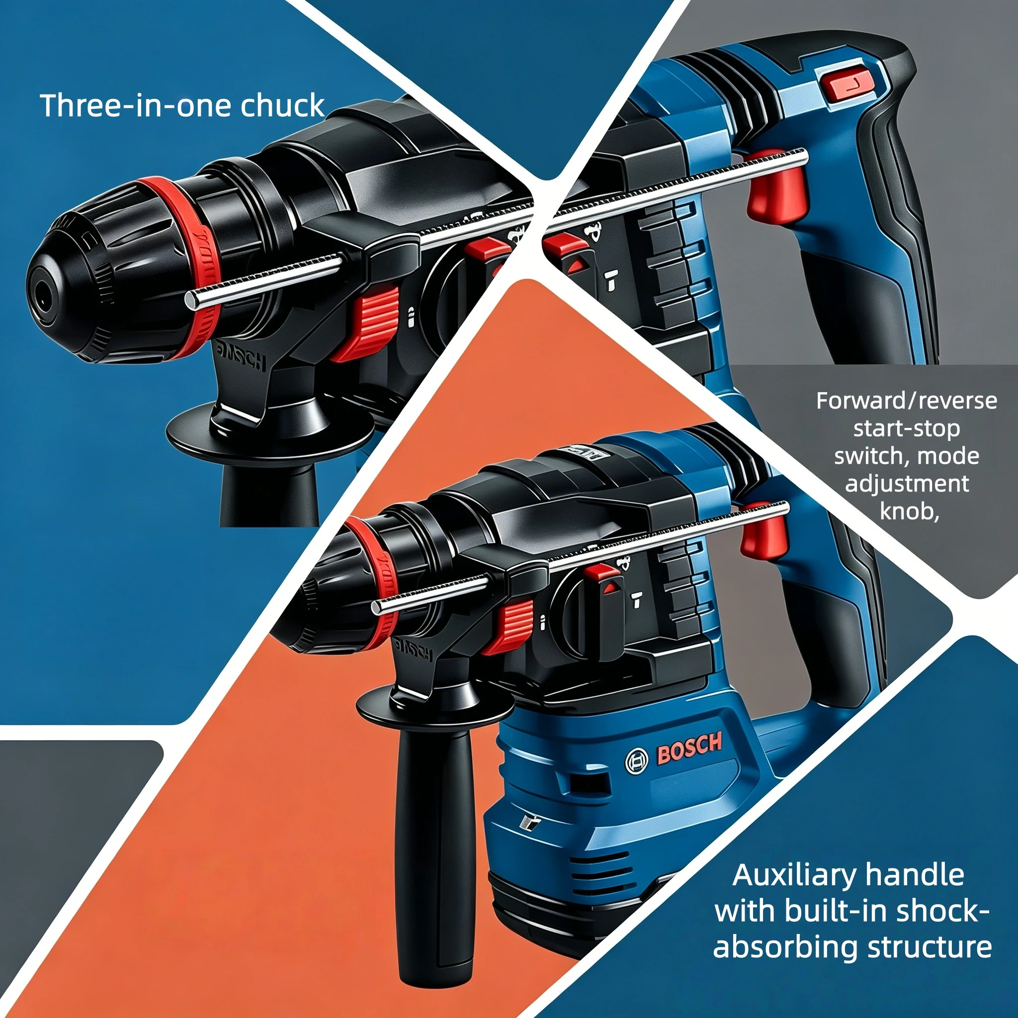 Furadeira Rotativa Sem Fio BOS - Hammer Drill Sds avaliação e preço