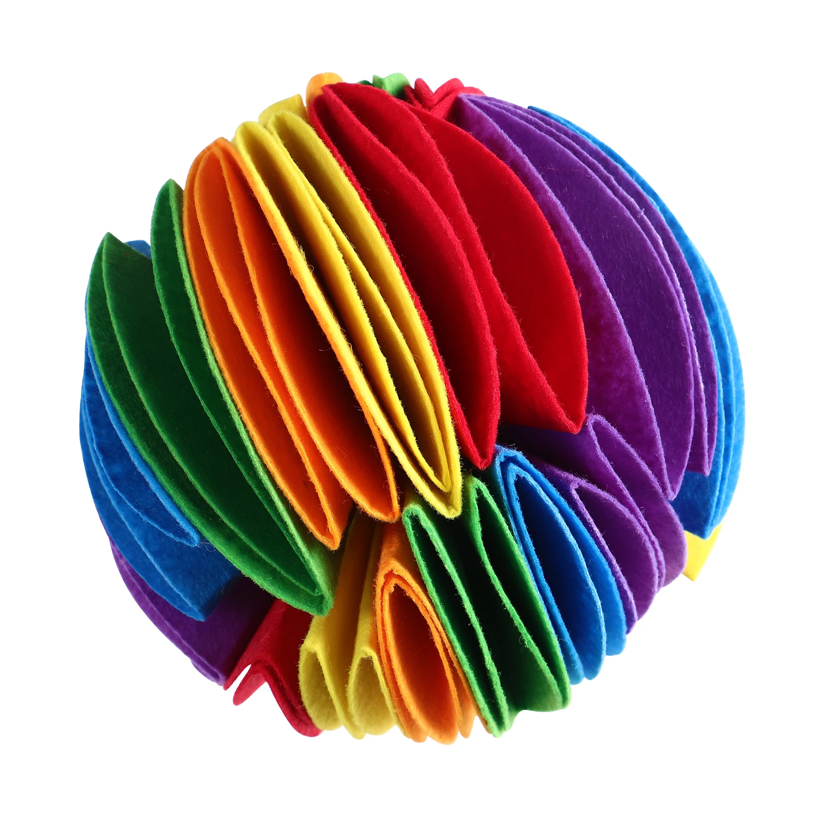 

Bright Colorful Pet Snuffle Dog Puzzle Toys Felt Cloth Hide Treats Slow Feeding Foraging Training Play Busy Dog Toy
