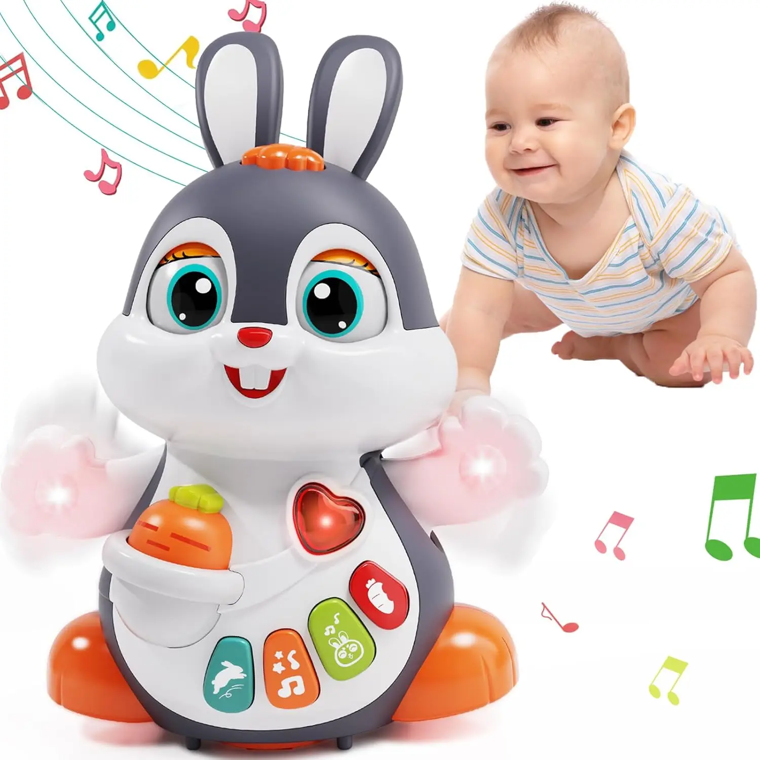 musical-easter-bunny-toy-dancing-crawling-tummy-time-with-lights-infant-learning-easter-gift-basket-stuffer-for-boys-girls