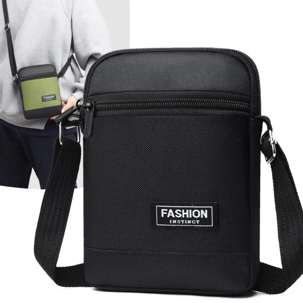 

New Oxford Cloth Men Shoulder Bag Waterproof Comfortable Crossbody Bag Portable Large Capacity Mobile Phone Bag Travel