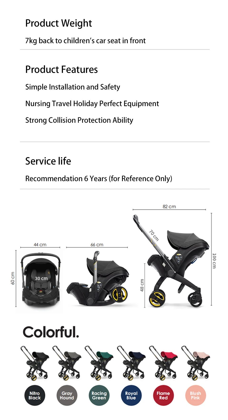 Multifunctional Baby Stroller,Convertible Baby Stroller,3 in 1 Stroller,Foldable 3 in 1 Baby Stroller,Travel system stroller