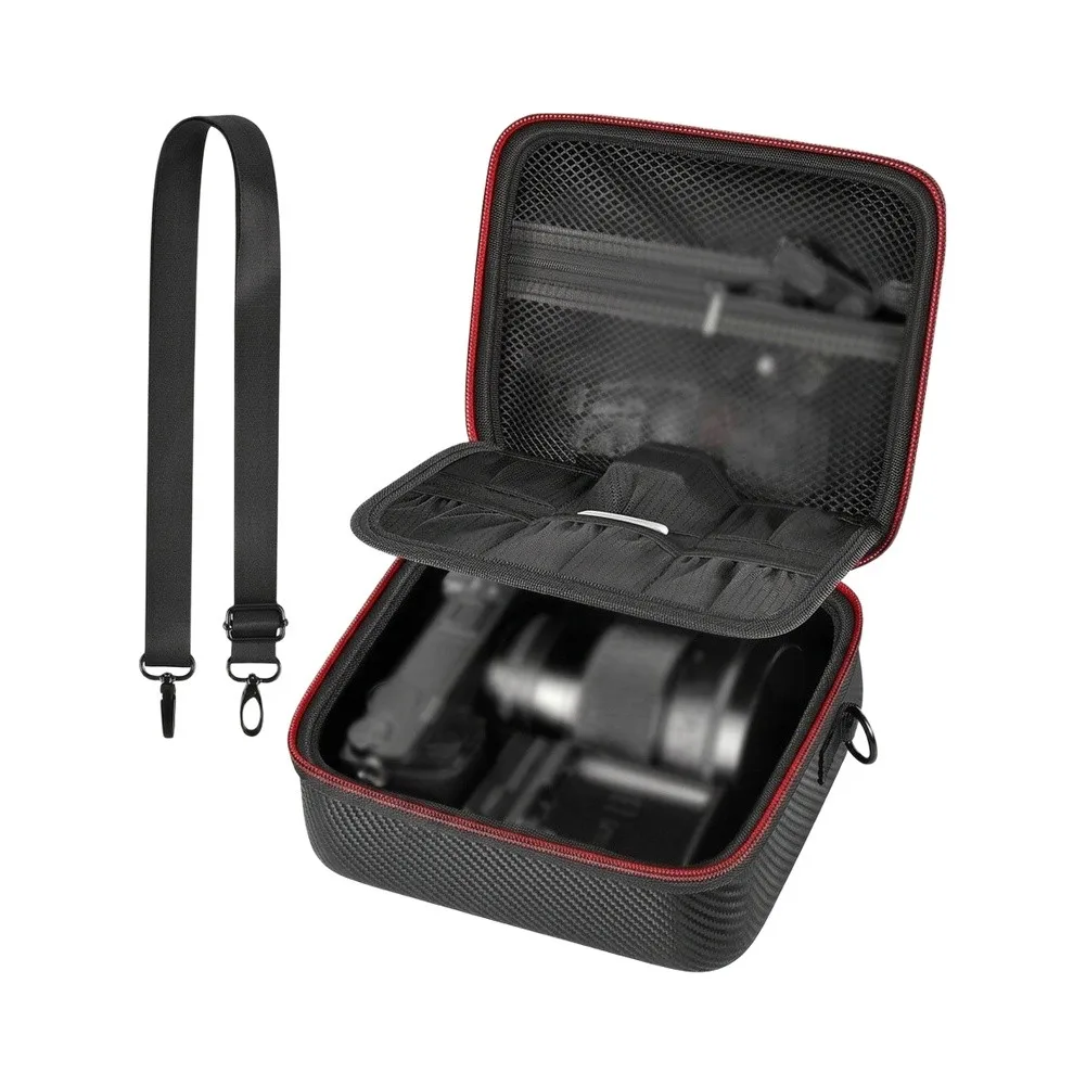For Sony For Alpha ZV-E10 Camera EVA Carrying Case Black Hard Shell Protective Travel Storage Bag Shockproof Compact 20x19x10cm