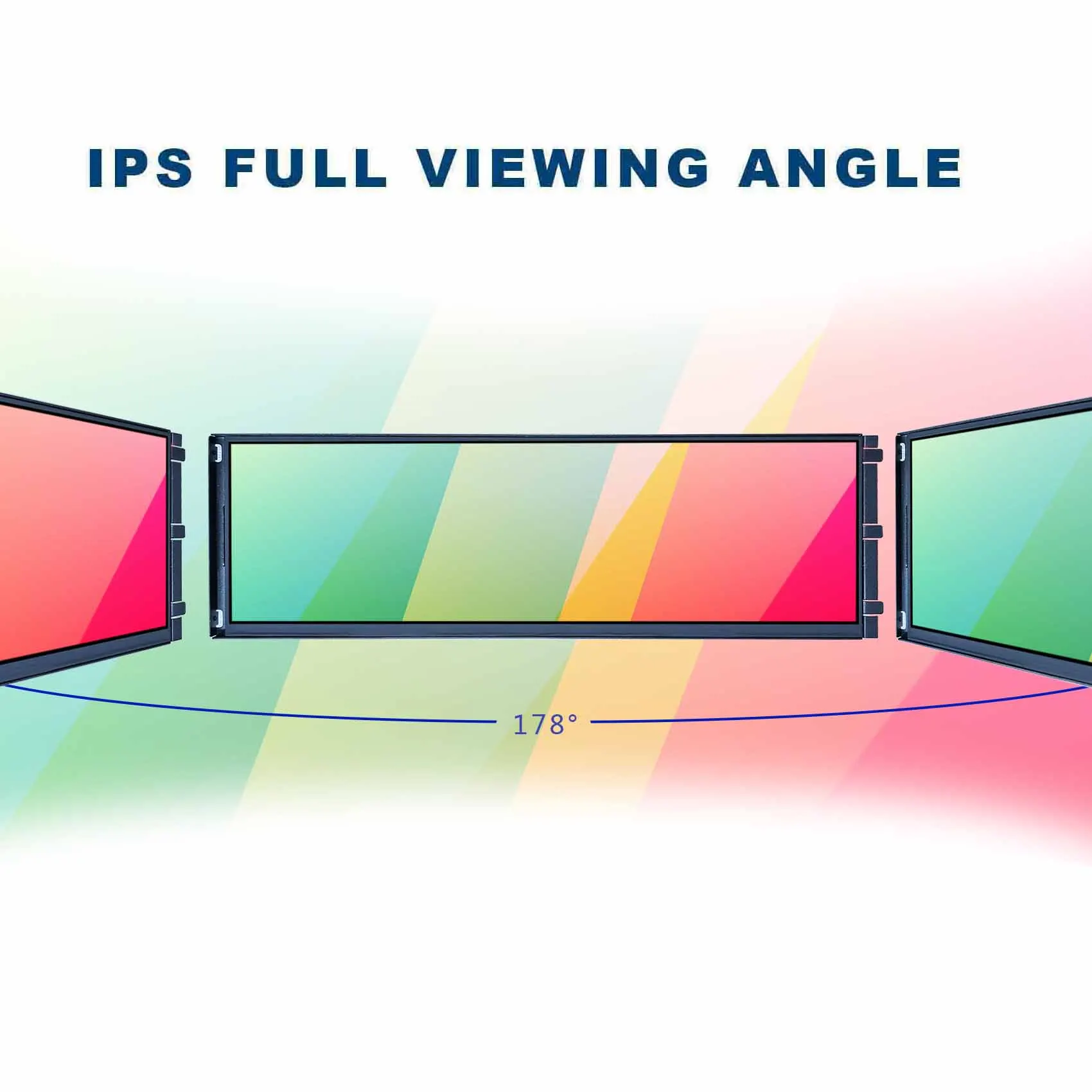 شاشة LCD تعمل باللمس مقاس 14.5 بوصة لجهاز الكمبيوتر وشاشة وحدة المعالجة المركزية ووحدة معالجة الرسومات