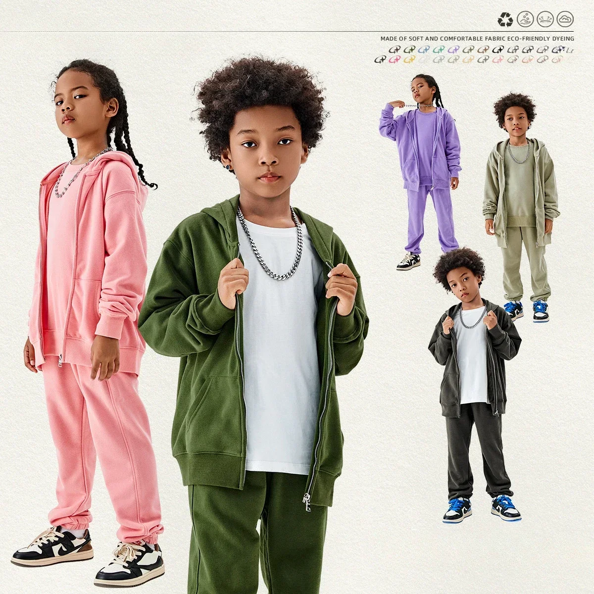 Boys Winter Outerwear 2024 Fleece Thick Warm Zipper Hoodies for Girls Cotton Casual Fashion Teen Kids Clothes 8 10 12 Years Tops