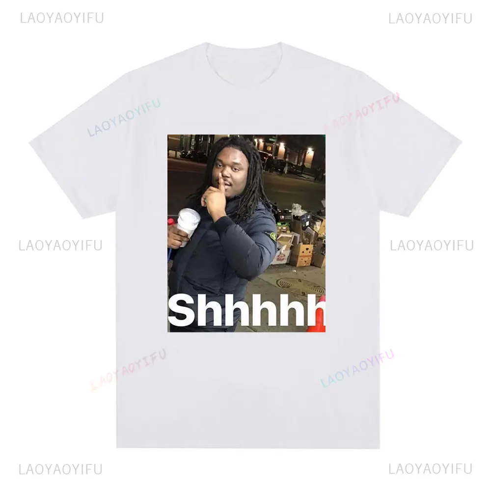 Lucki Printed T-shirt Graphique Shhhhh Slayworld Opium Twizzy Rich KanKan Man Women Clothing Oversized T Shirt  Breathable