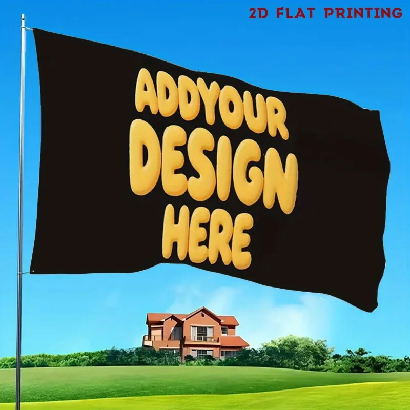 Any Size Custom Banner Flag Logo Suitable for Outdoor Campfires Family Dinners Birthday Parties and Other Festivals Can Be Hung