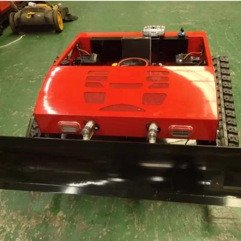 

Fast Feeding Intelligent Machine Crawler Remote Control Lawn Mower with Snow Plow