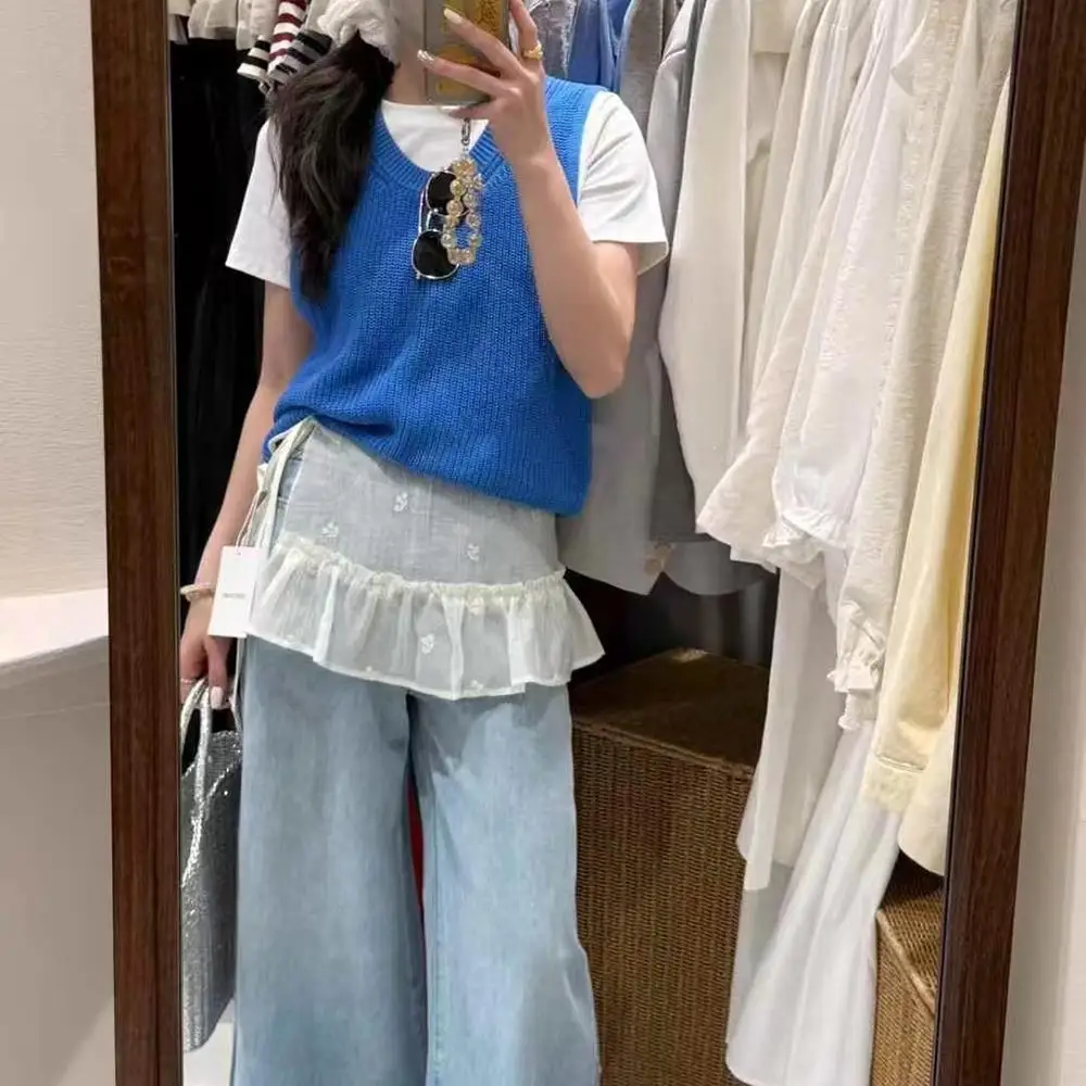 

2025 Women Korean Lace Mesh Cake Short Skirt Kpop Kawaii Waist Lothing Matching Skirts Harajuku Y2k Gauze Butt Skirt Accessories