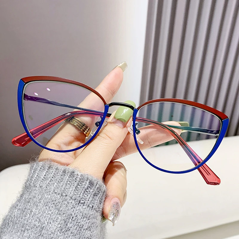 

Новые модные трендовые женские очки для чтения с защитой от синего света, очки «кошачий глаз» для женщин, очки для дальнозоркости, очки для девочек с гиперметропией.