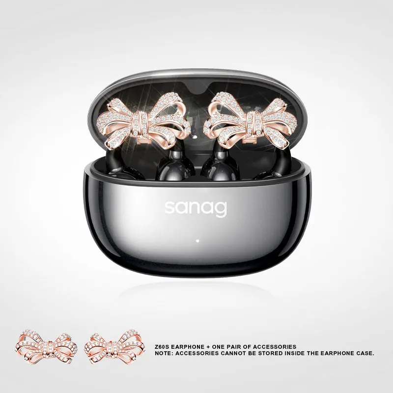 Sanag Z60S Oorclip op OWS-oortelefoon HiFi-geluid Open oordopjes Audífonos Bluetooth draadloze hoofdtelefoon Flash-verkoop Headsed