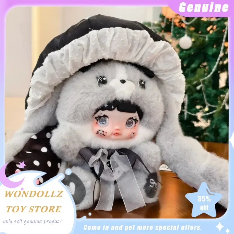 

Genuine Nommi 400% Mushroom Cap Series Blind Box Vinyl Face Plush Doll Kawaii Figure Toy Desktop Ornament Decoration Model Gift