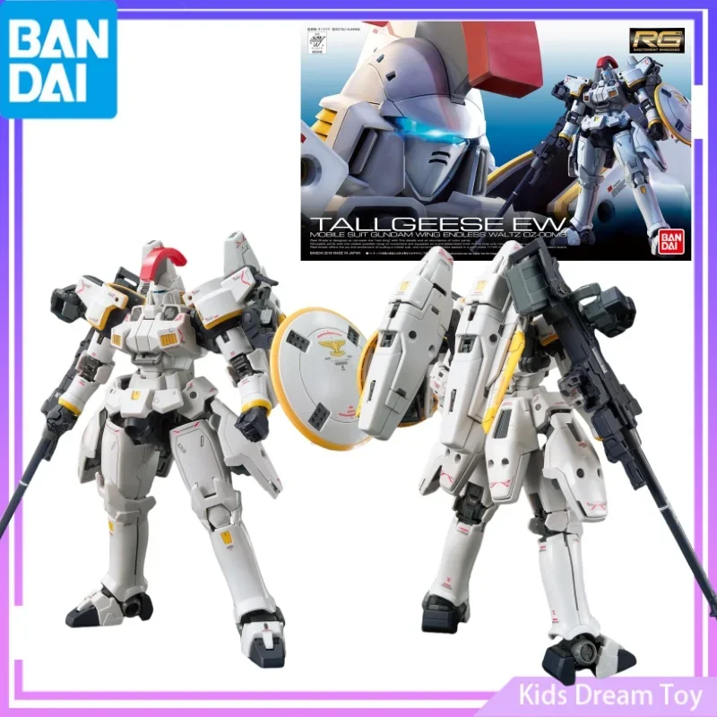 

Bandai in Stock Original RG 1/144 GUNDAM Anime Figures OZ-00MS TALLGEESE EW Action Figures Toys PVC Collectible Model Kids Gifts