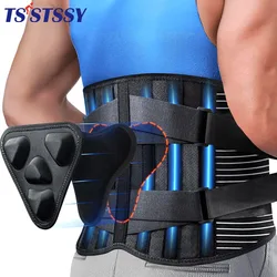 Back Brace for Lower Back Pain Relief Lumbar Support Belt with Lumbar Pad, Ergonomic Design 3D Knit for Herniated Disc, Sciatica