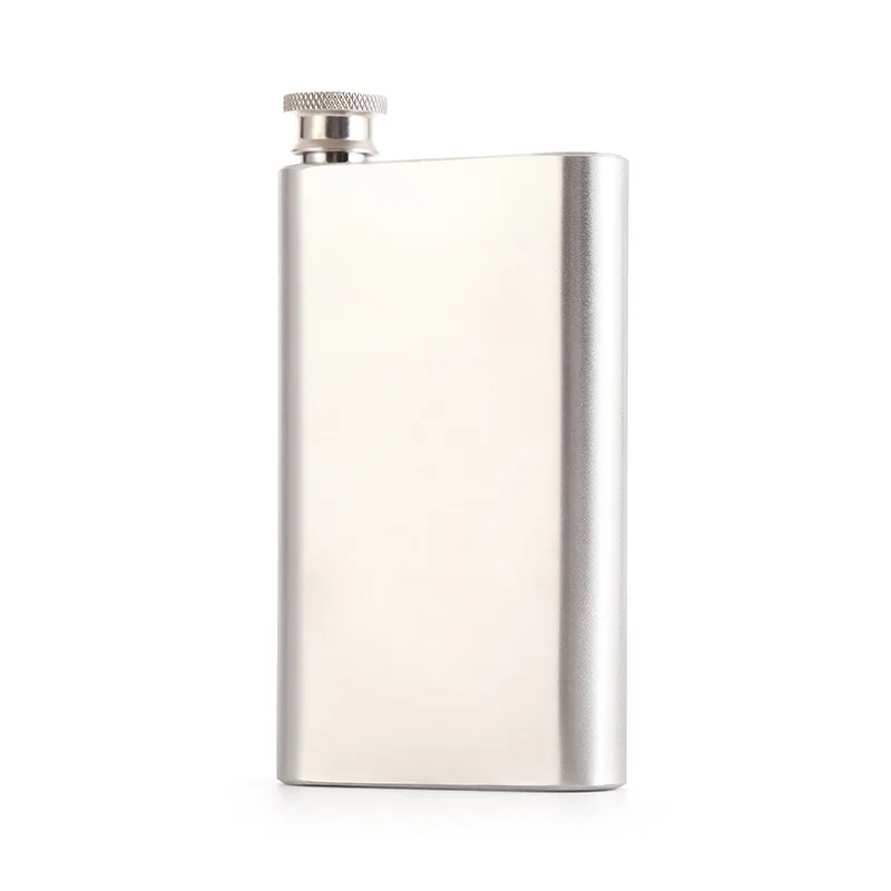 8oz Stainless Steel full-black Hip Flask with Funnel set Pocket Hip Flask gift package Alcohol Whiskey Hip Flask Screw Cap