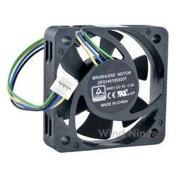 DFS1401055G0T AM01 4cm 40mm fan 40x40x10mm DC5V 0.30A 4pin Cooling fan suitable for N5105 V3 motherboard