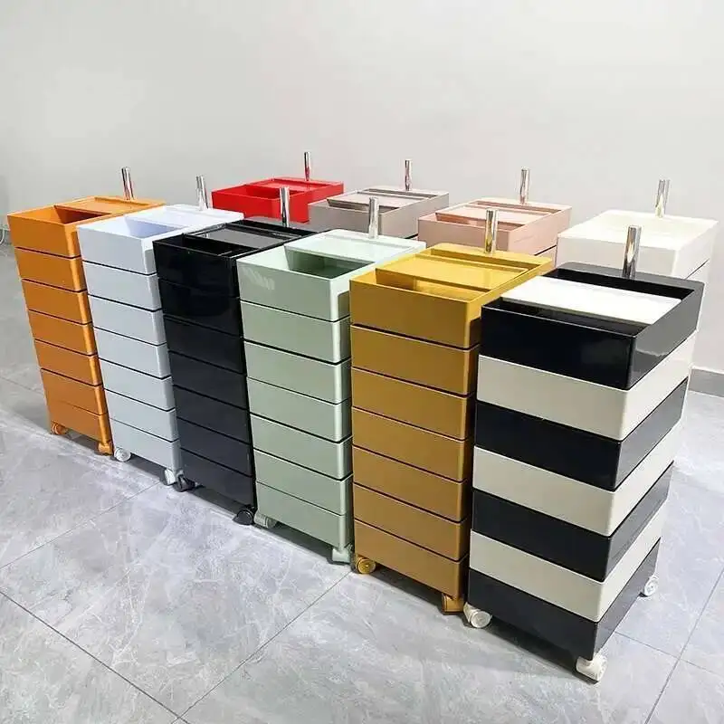 Тележка-органайзер с колесами для салона, профессиональный поднос для красоты, декор для парикмахерской, мебель, тележка для парикмахера, косметолог, покупки
