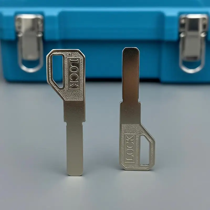 Small Handle L Electronic Door Lock Replacement Keys High-Quality Smart Lock Key Blanks Fingerprint Lock Blade Flat Keys