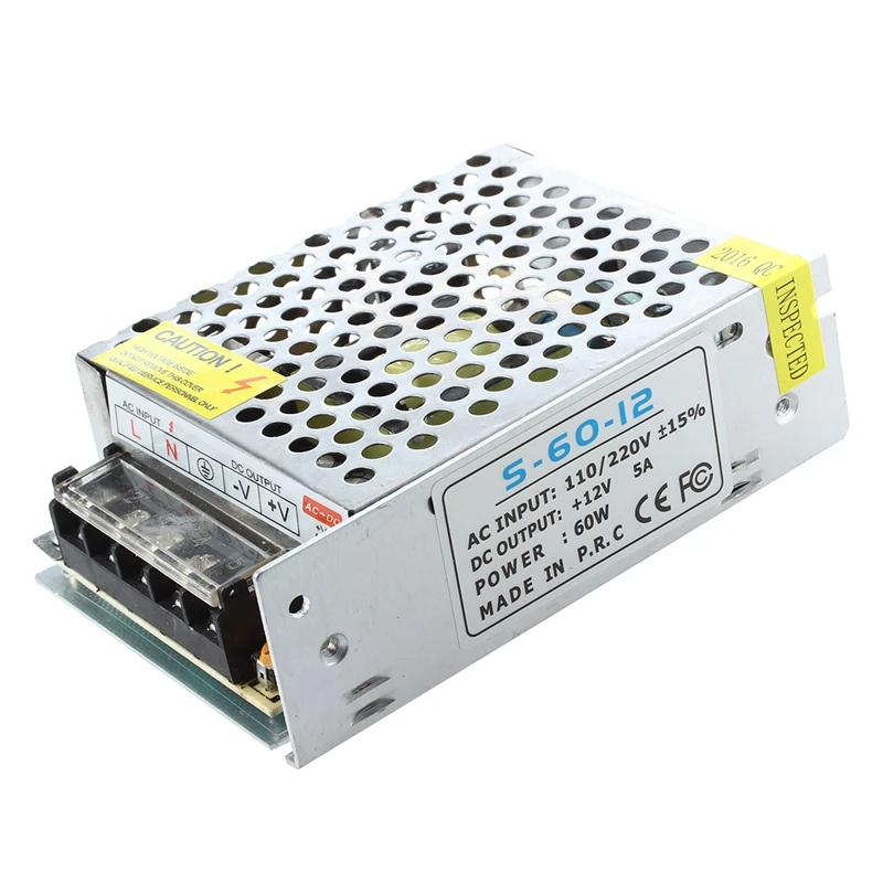 

A98G-Новый хит продаж 12 В 5 А импульсный источник питания для светодиодных лент