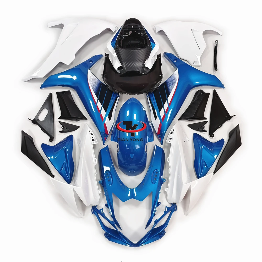 

Full Fairing Kit GSXR750 2011-2017-2018-2019-2020-2021-2022 Blue Anamorphism Print Bodywork Cowling For GSXR600 K11