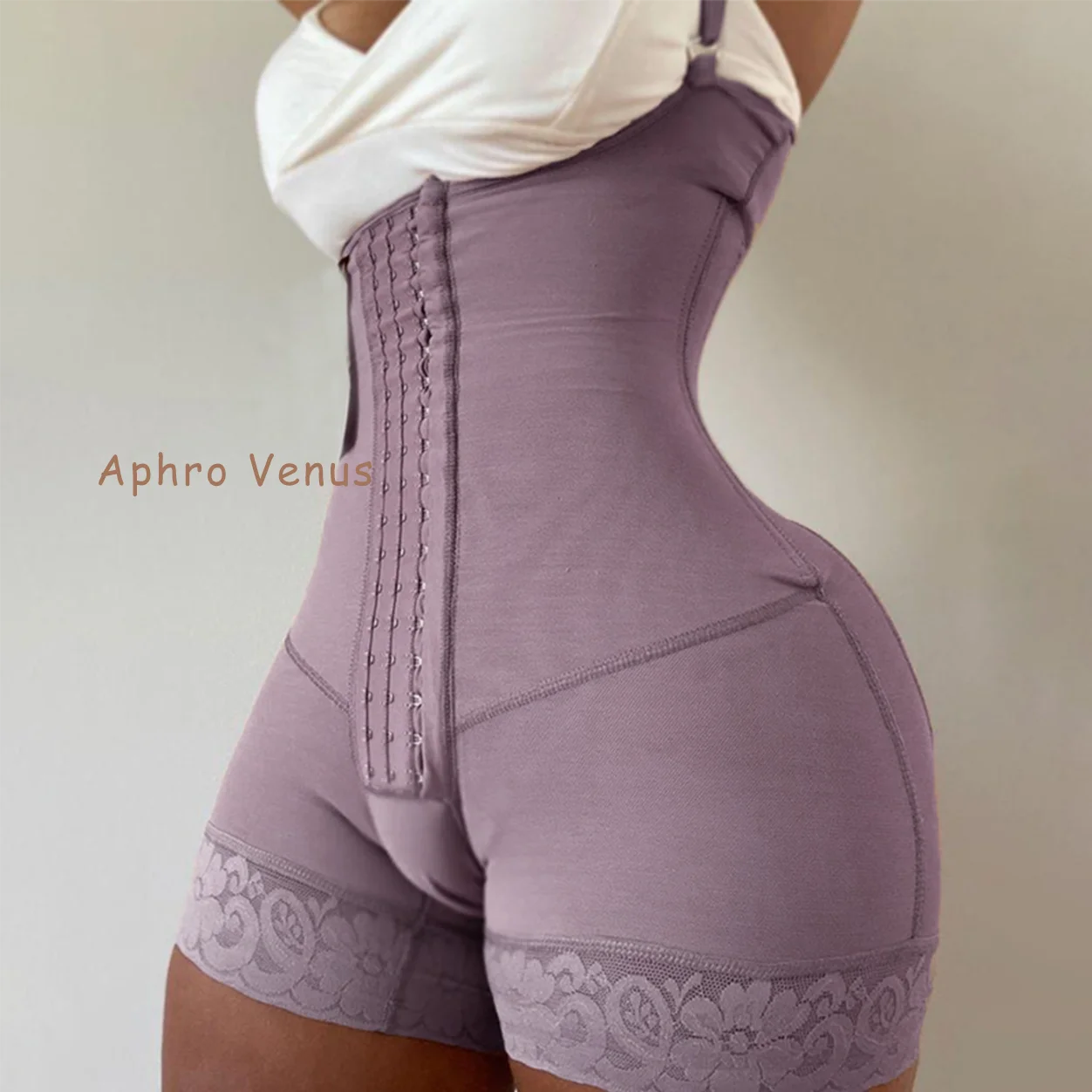 Fajas Colombianas High Compression Full Body Hourglass Girdle Waist Trainer Butt Lifter Post-operative Shorts Women\'s Shapewear