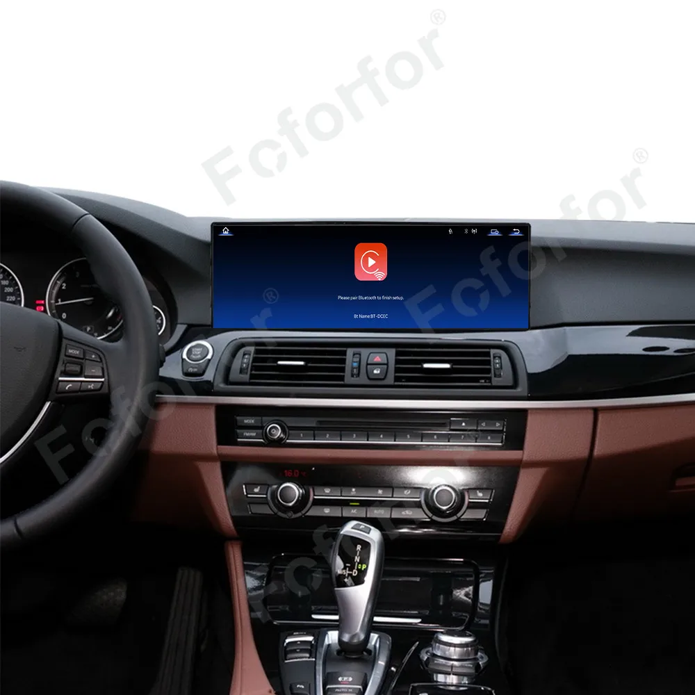 14.9 Inch For BMW 5 Series F10 2011-2017 Linux Carplay Multimedia Screen Auto CarPlay GPS Navigation Unit Head Radio DVD Player