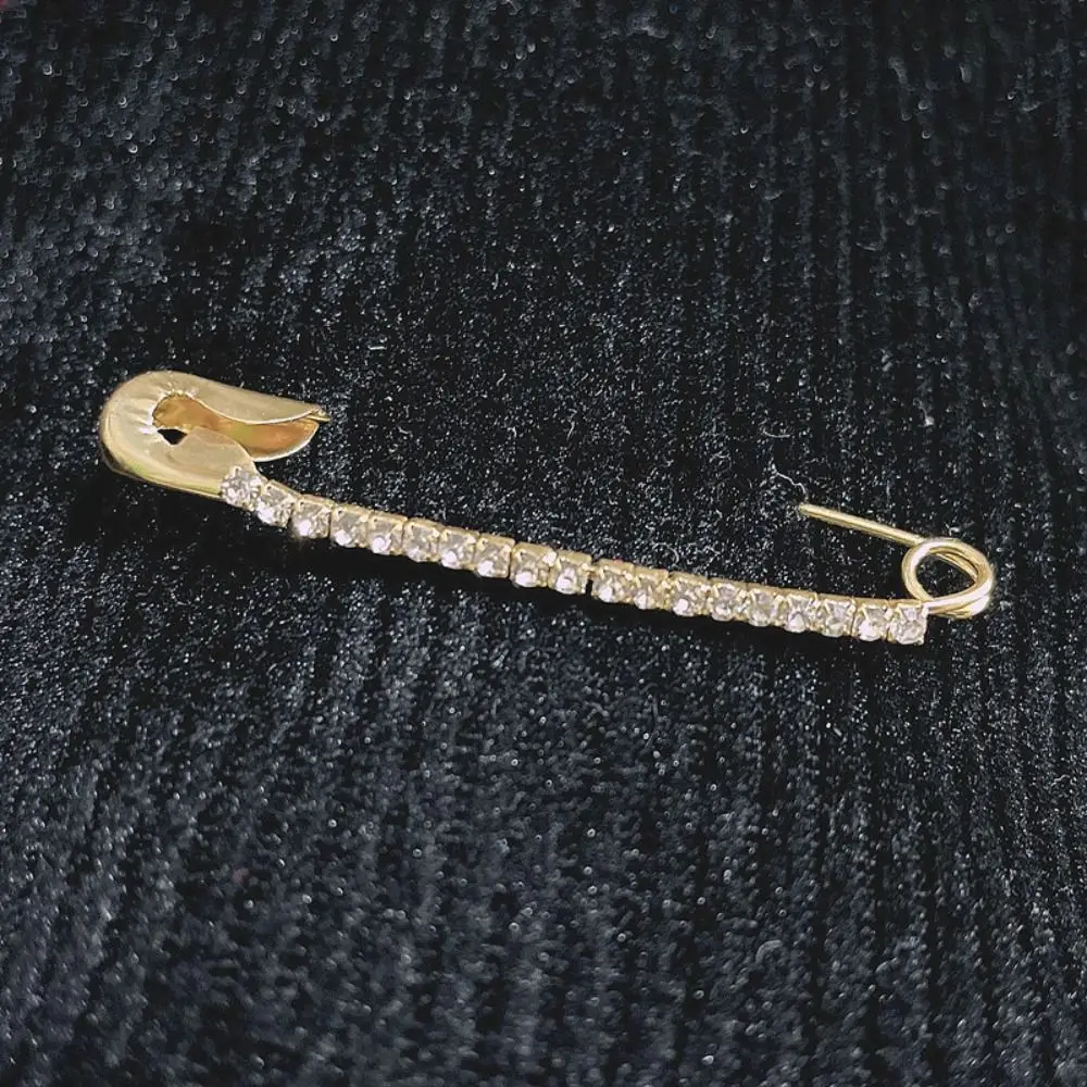 دبابيس أمان من حجر الراين للسترة ، دبابيس بلون فضي ، دبابيس ياقة طية صدر ، دبابيس شال ، إكسسوارات ملابس