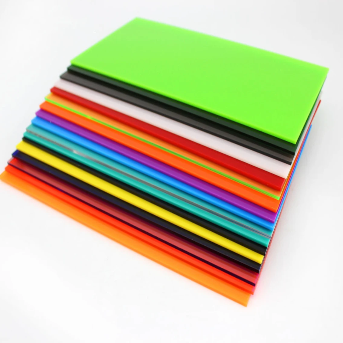 1Pcs Colored Plastic Sheet 100*200mm Thick 2.3mm Plastic Board For DIY Building Model Craft Picture Frame Processing