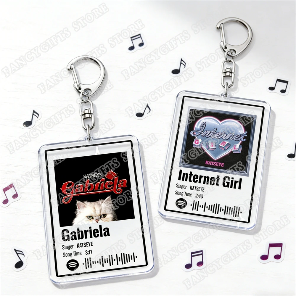 Popular Kpop Girl Group Band Music Keychains Manon Lara Sophia Yoonchae Megan Daniela Song Keying Jewelry Fans Friends Gifts
